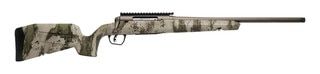 7mm-08 Remington bolt action rifle with threaded barrel.